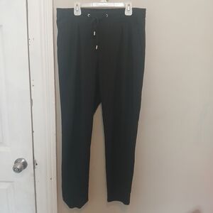 Dynamite Black And White Pinstripe Jogger Style Trousers